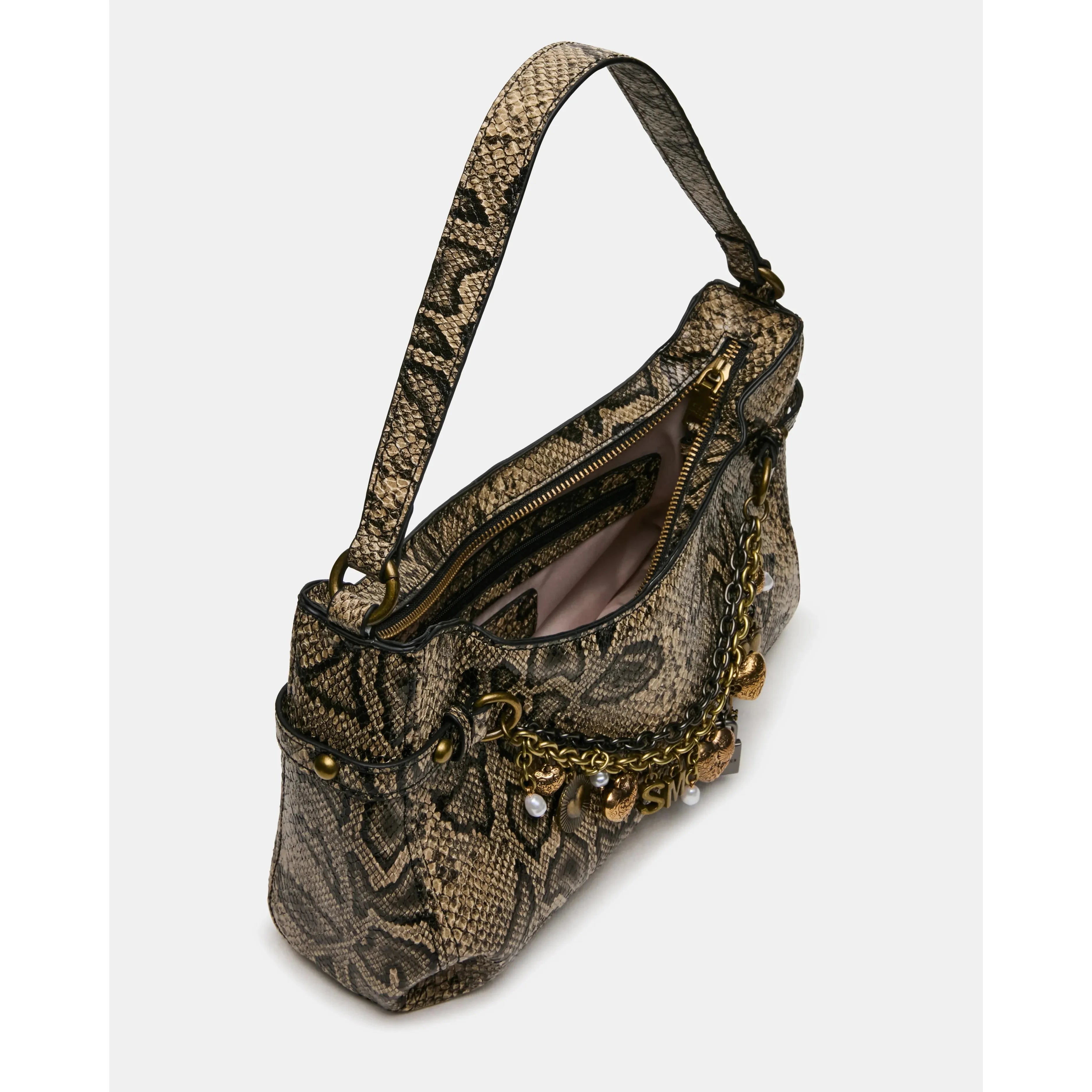 Steve Madden Lianna Hobo Shoulder Bag, Snake