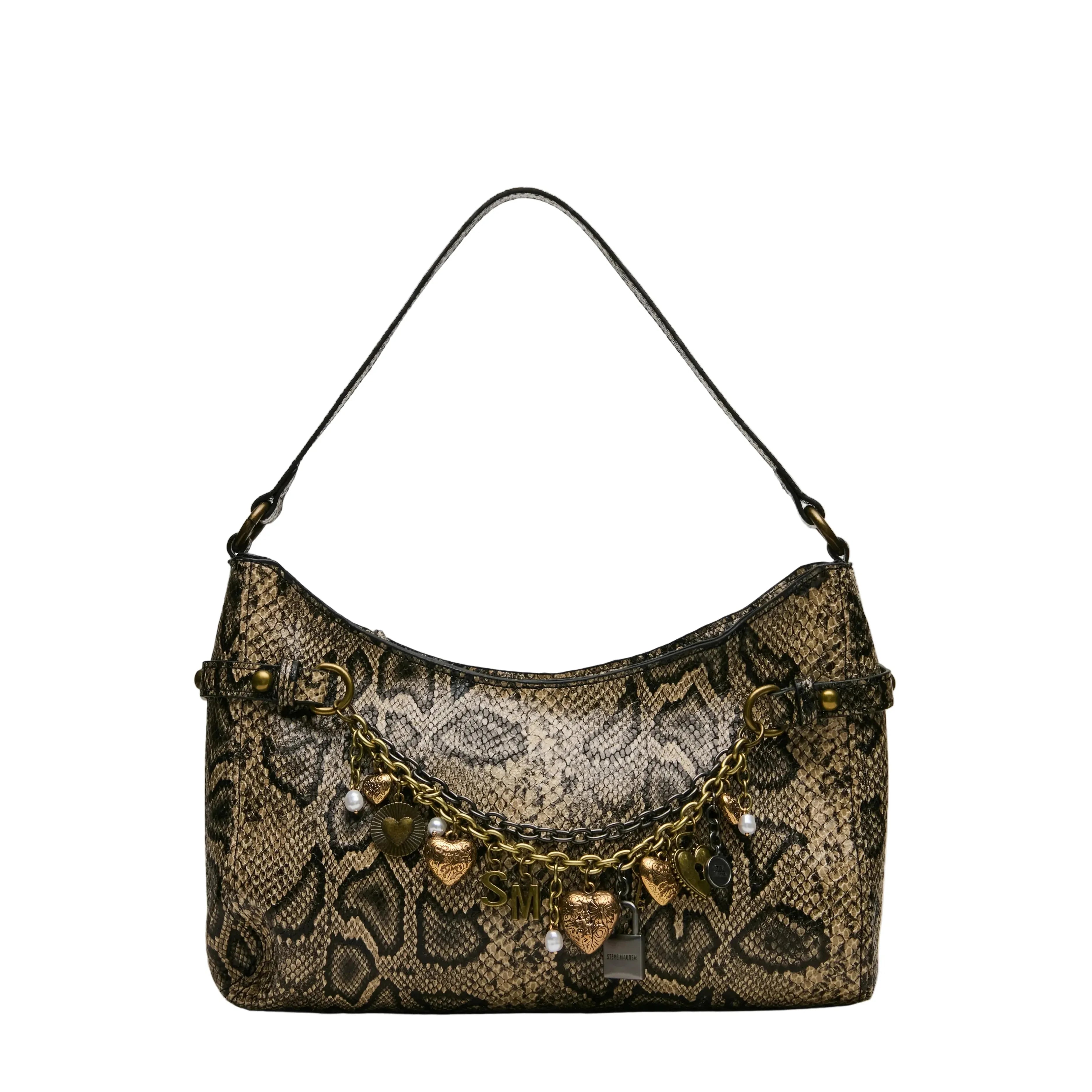 Steve Madden Lianna Hobo Shoulder Bag, Snake