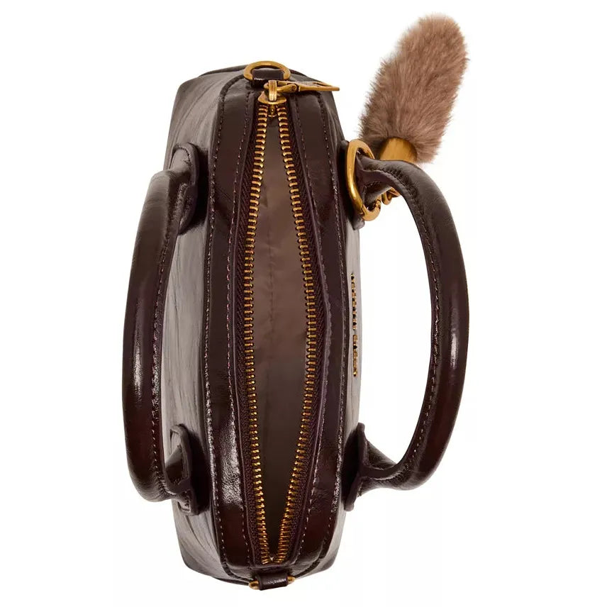 Steve Madden Melodie Small Satchel, Chocolate