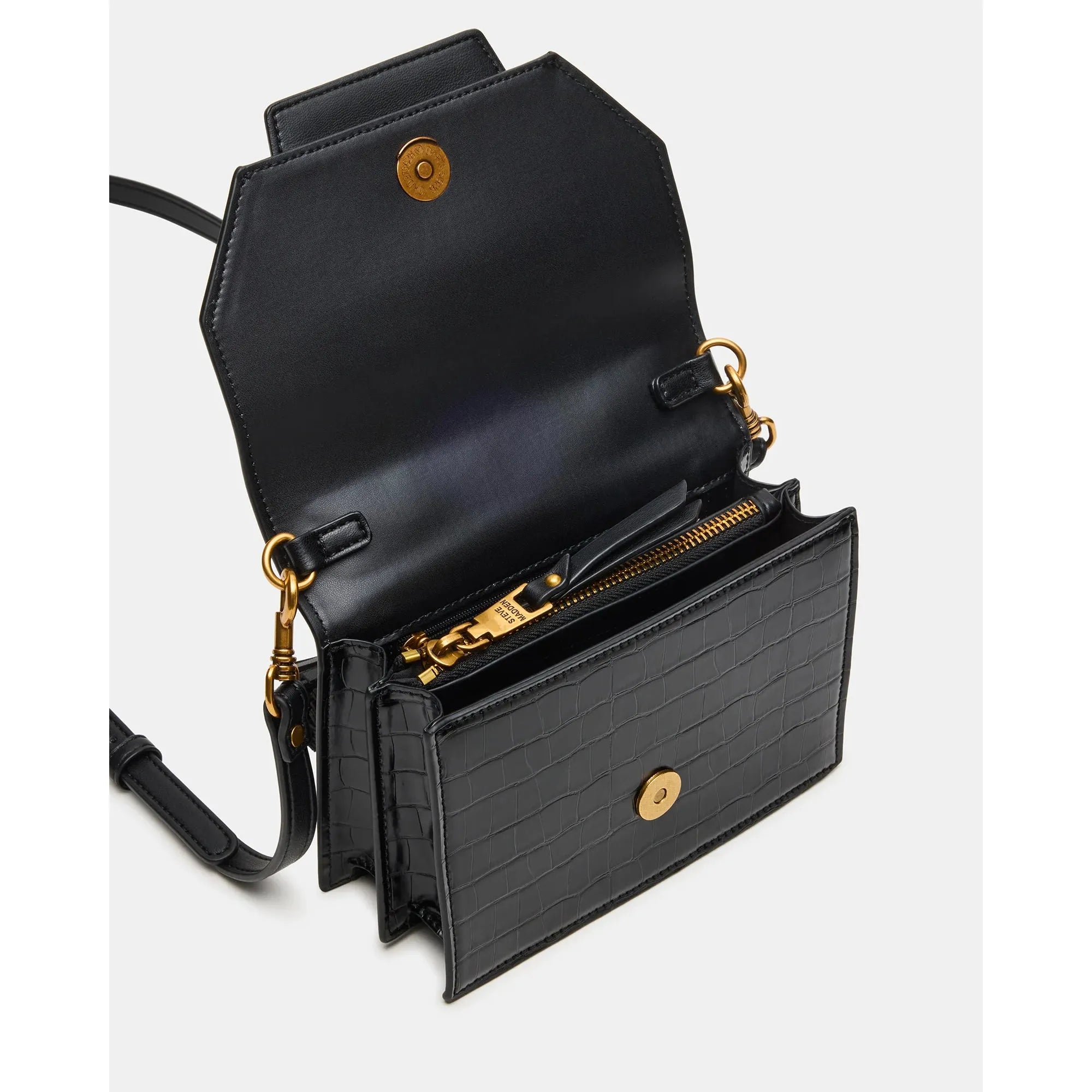 Steve Madden Preppy Crossbody Bag, Black