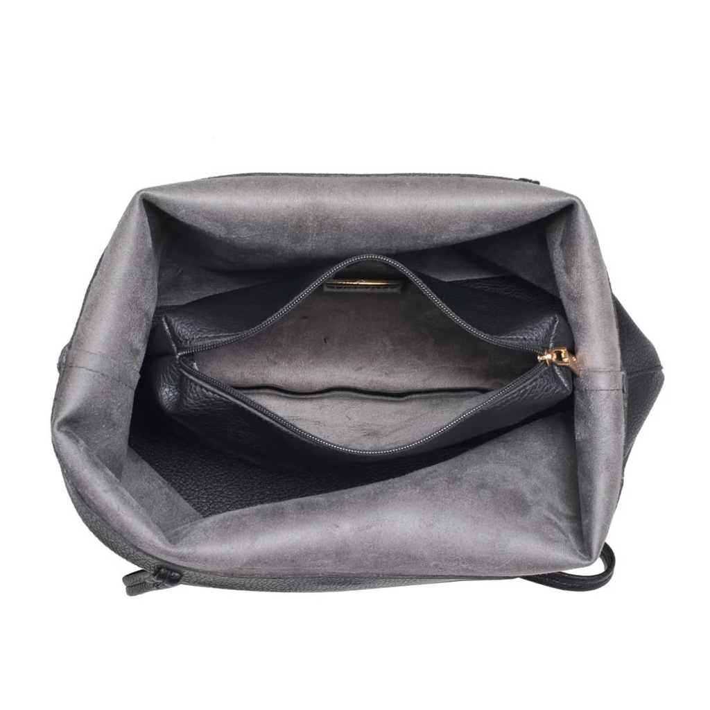 Urban Expressions Alma Tote & Pouch Set, Black