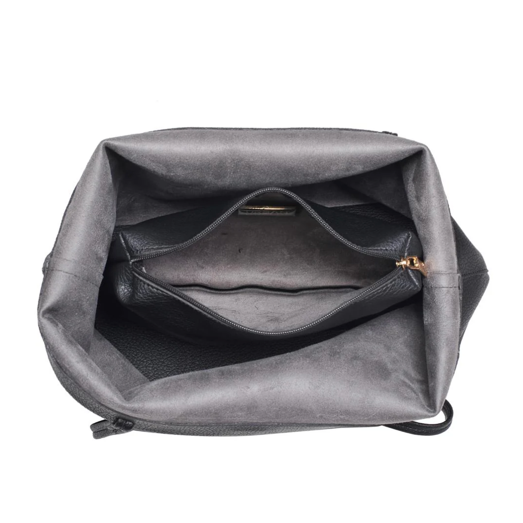 Urban Expressions Alma Tote & Pouch Set, Black
