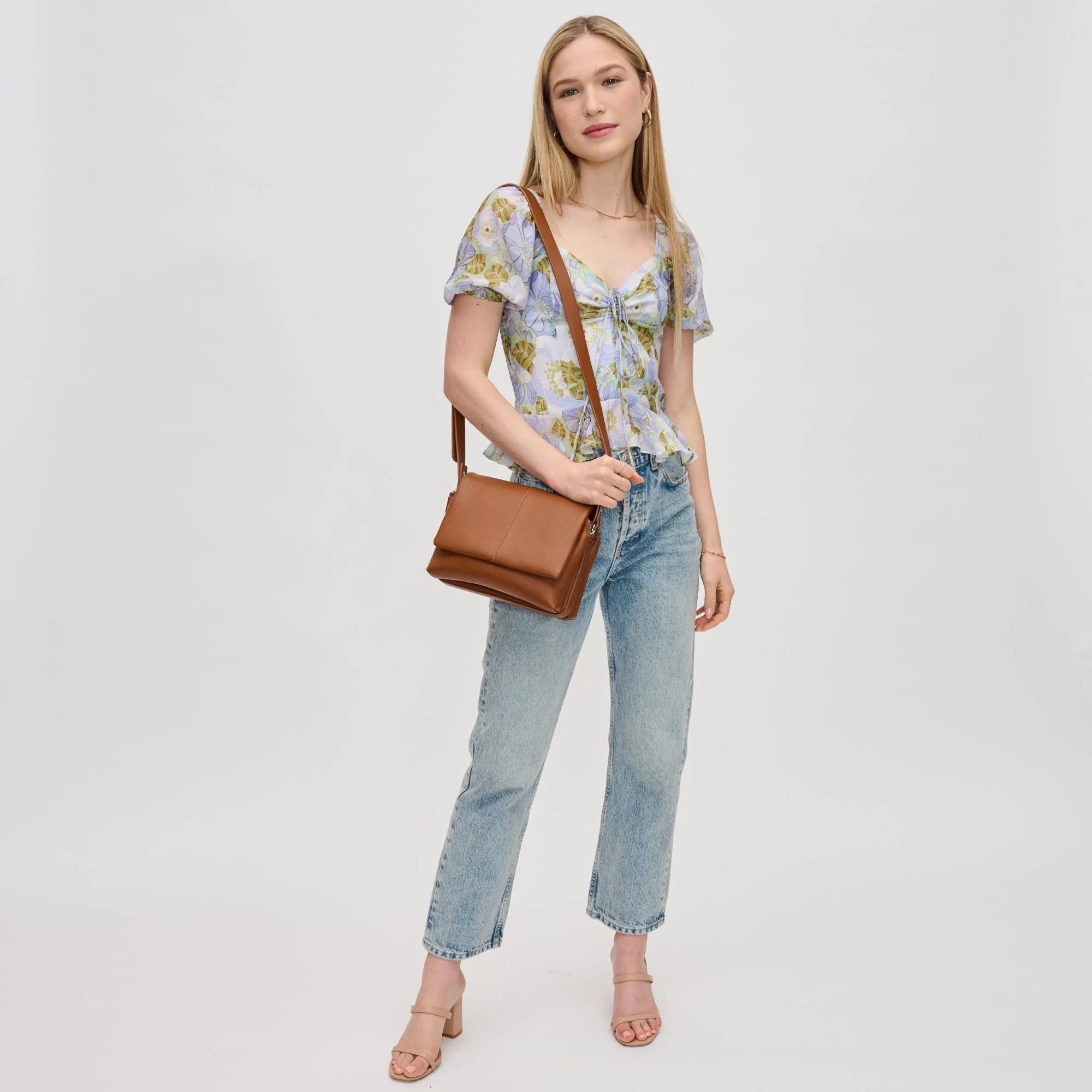 Urban Expressions Avonlea Crossbody Bag, Cognac