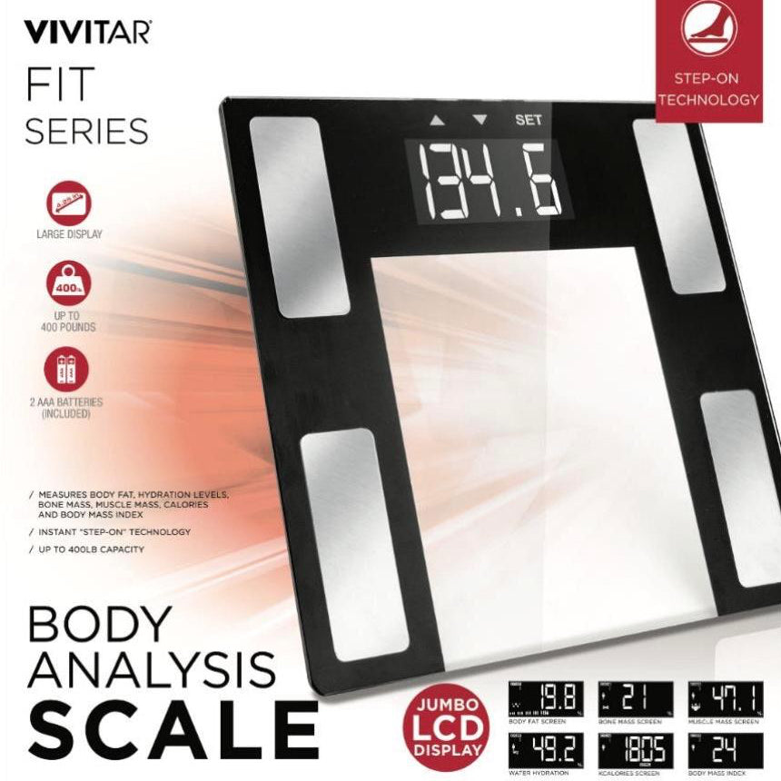 Vivitar Body Analysis Digital Bathroom Scale