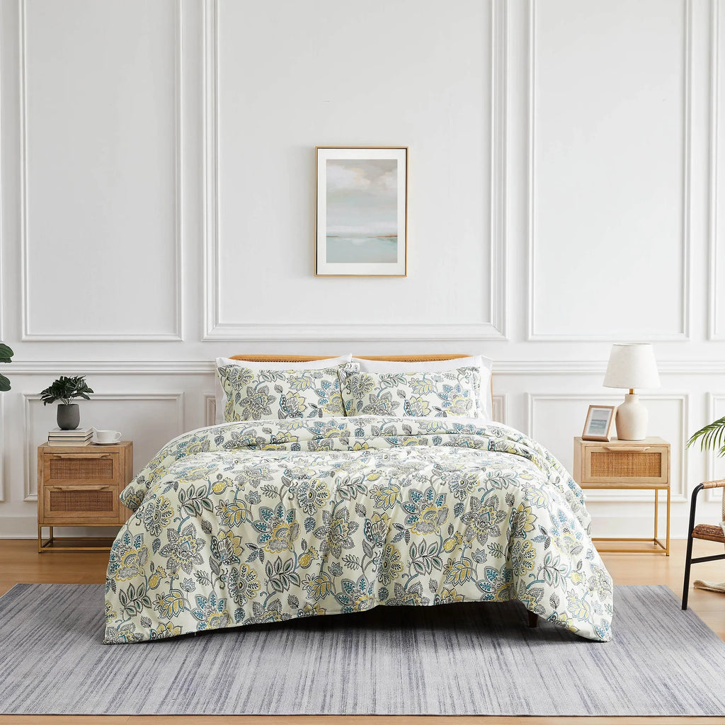 Wanderlust Comforter Set, Cream