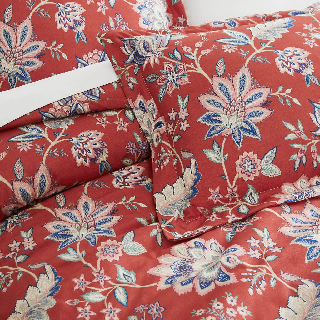 Willow Duvet Cover Set, Red