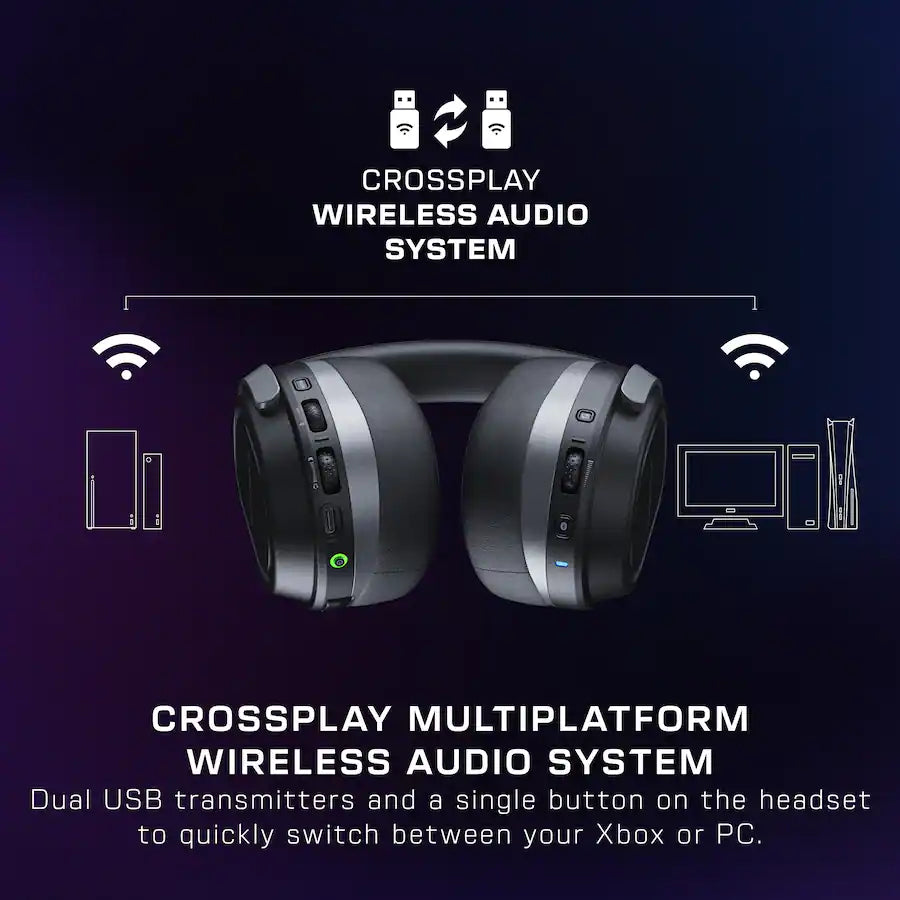 Turtle Beach Stealth 700 Gen 3 Wireless Gaming Headset, Black