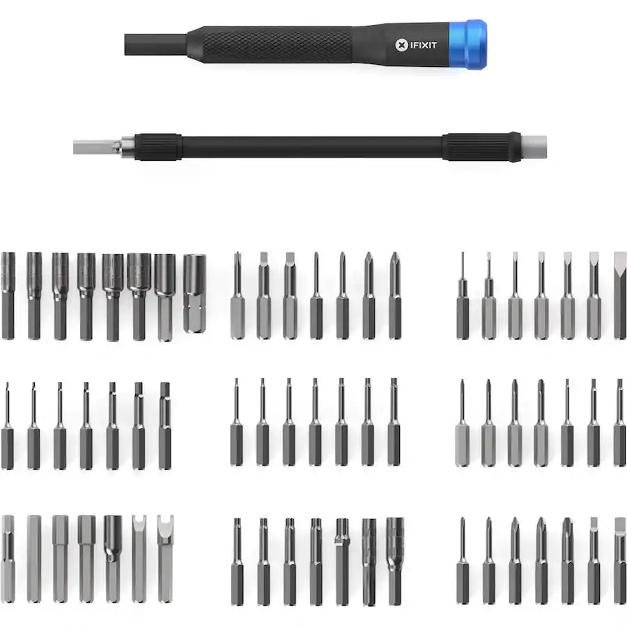 iFixit Mako 64 Bit Driver Kit, Black/Blue