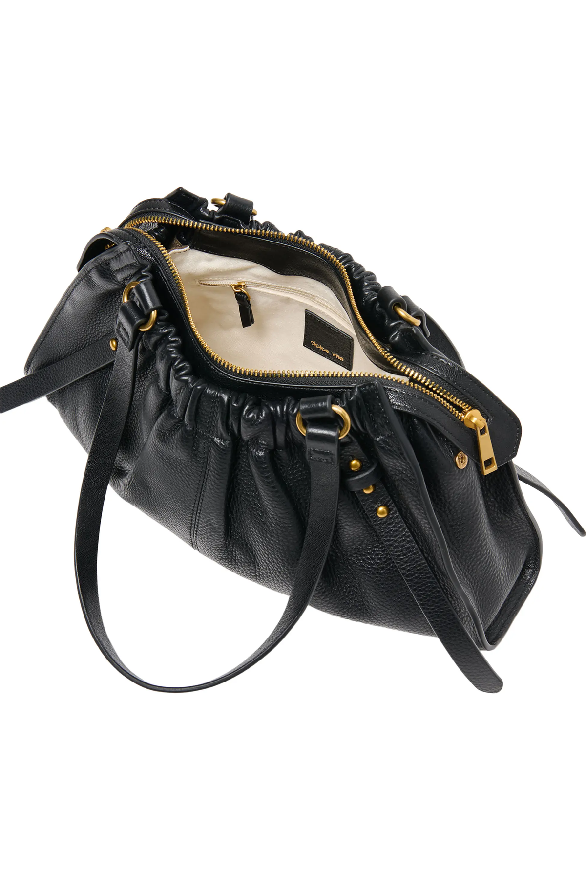 Dolce Vita Sloan Leather Shoulder Bag, Black