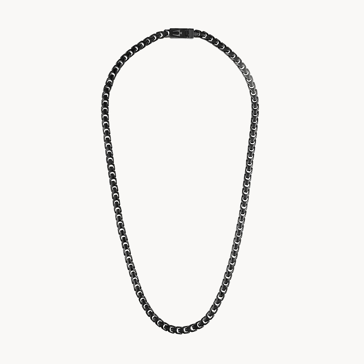 Bulova Link Chain Necklace, Black