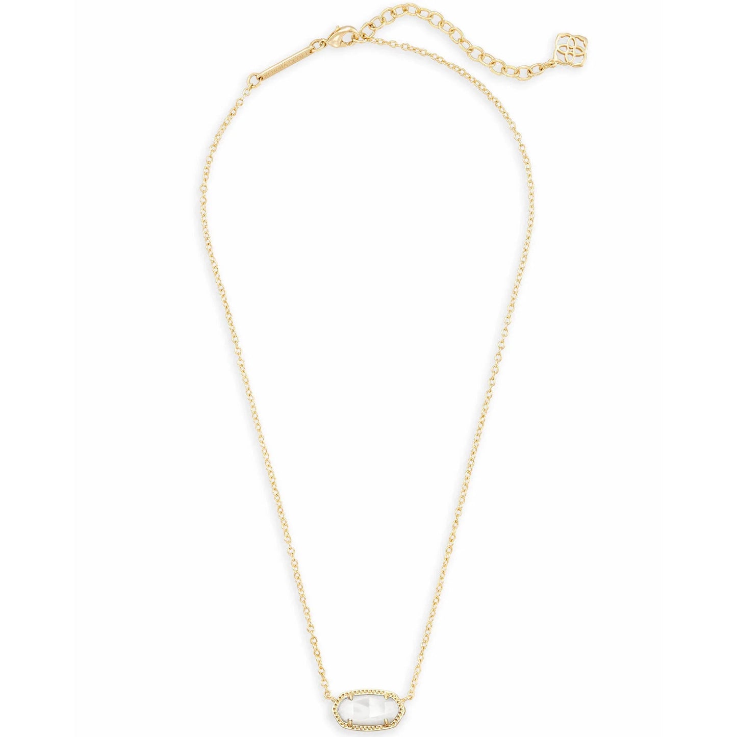 Kendra Scott Elisa Gold Pendant Necklace, Ivory Mother of Pearl