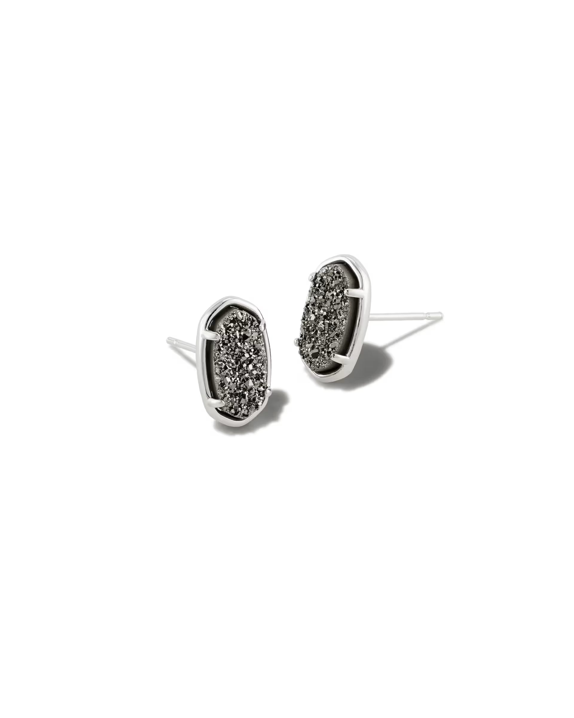 Kendra Scott Grayson Earrings, Platinum Drusy