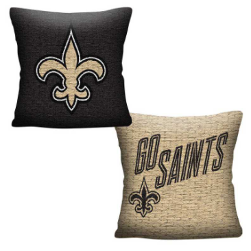 New Orleans Saints- Invert Woven Pillow