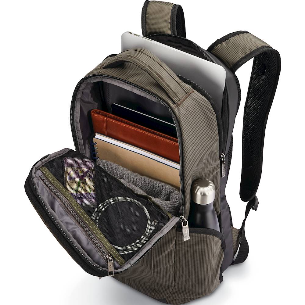 Samsonite Tectonic Lifestyle Crossfire Backpack, Green/Black