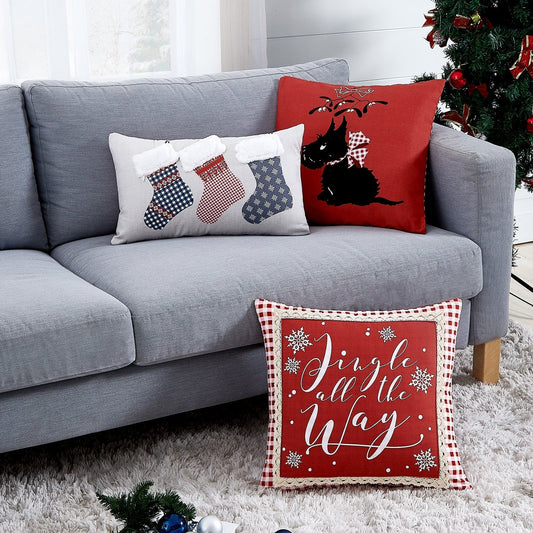 Cozy Cottage Holiday Pillow Set