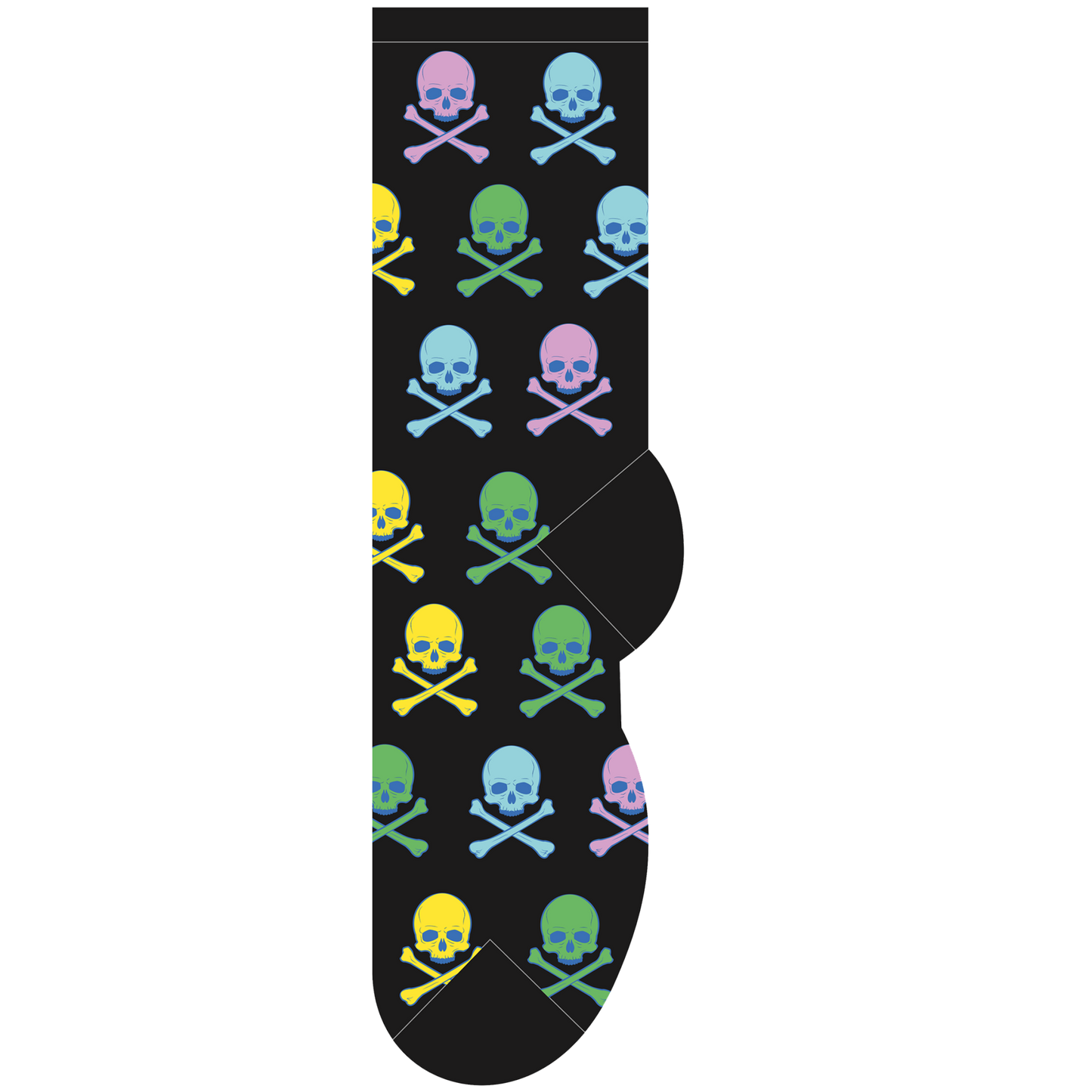 Colorful Skull & Crossbones