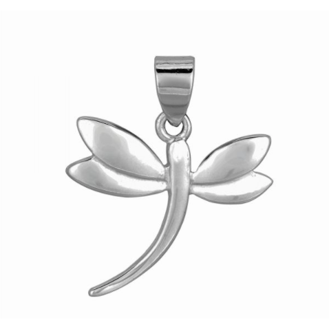 Silver Dragonfly Pendant