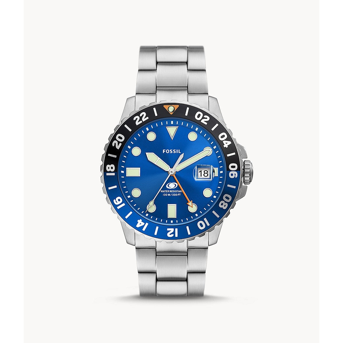 Fossil -  Blue GMT